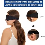 ALASKA BEAR Sleep Mask Side Sleepers Cup-Shaped Extra-Soft 100% Blackout view 3