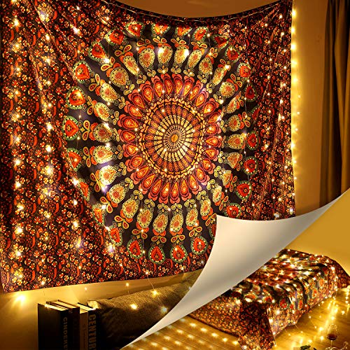 LED Window Curtain Lights, Photo Backdrop Lights Warm White Twinkle String Lights with Remote Contro - //coolthings.us