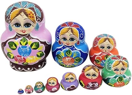 russian dolls 10 piece set