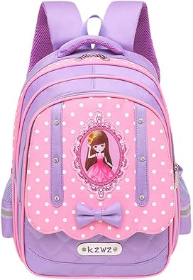 Candy可愛い 子供用リュックサック 小学生バックパック 小学校 幼稚園 ガールズ 女の子 遠足 旅行 通学 1 3年生 パープル Candy リュックサック Amazon