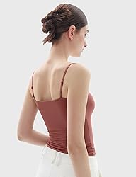 PUMIEY Womens Tank Tops Square Neck Sleeveless