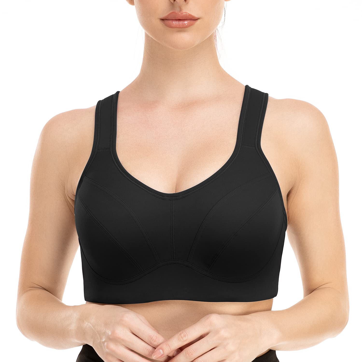 ZeroBound High Impact Sports Bras for Women Full