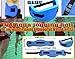 VERISA Aqua Joqqing Belt for Aquatic Aerobic Low Impact Exercises - Blue Foam Swim Belt Flotation1PC