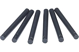 FOSTAR Survival Kit, 6PCS Drilled Ferrocerium Rod Fire Starter, Magnesium Fire Steel Rods, Must-Have for Emergency
