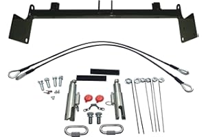 TIMILGE Tow Bar Base Plate Tow Bar Bracket Replace BX1126 for 2007-2018 Wrangler JK JKU with Standard Bumper