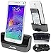 Galaxy Note 4 Charger, Galaxy Note 4 Battery Charging Station, AnoKe USB 3.0 Dual Sync Desktop Charging Docking Station Cradle - Support Charging Spare Battery for Samsung Galaxy note 4 Dock