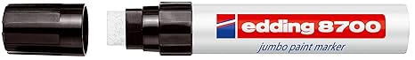 edding 4-8700049 Lackmarker 8700 jumbo paint, 5-18 mm, weiß