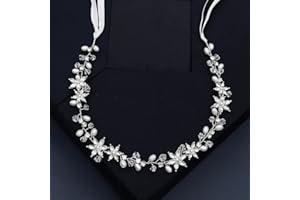 Papoopy Flower Girl Headpiece for Wedding, First Communion, Bridal, Hair Accessories (F11)