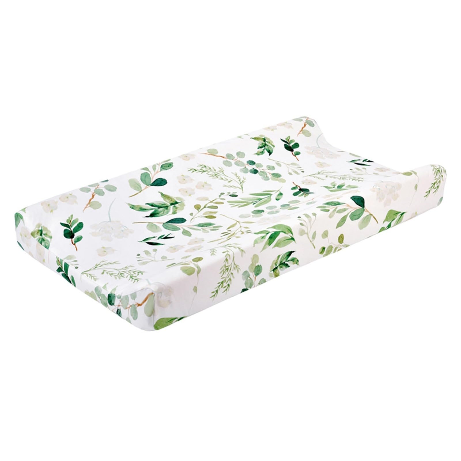 Felenny Changing Pad Cover Soft Breathable Changing Table Sheet for Baby Boys Girls (Green Leaves)