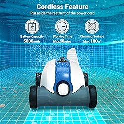 Paxcess Cordless Robotic Pool Cleaner, Automatic