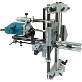Virutex KIT FC116U Lock Mortiser Machine Kit with 5/8&rdquo; &amp; 7/8&rdquo; Mortising Bits &ndash; Complete Portable Door Lock Installation System, 1100W Professional Wood Door Mortiser