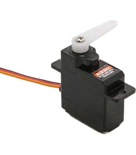 thumbnail interactive-video image 1 of E-Flite Mini Short Lead 3-Wire Servo With Arms - EFL1060 1 of 13