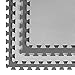 Tadpoles 4 Piece Squares Playmat Set, Light Gray/Dark Gray, 24