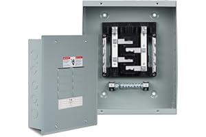 JINDOUZI THQL Circuit Breaker Panels, 8-Space, 125A Circuit Breaker Distribution Box, 120V/240V Circuit Breaker Electrical Enclosure,Indoor Main Lug Load Center