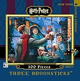 New York Puzzle Company - Harry Potter Three Broomsticks Mini - 100 Piece Jigsaw Puzzle