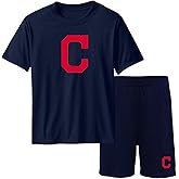 Outerstuff MLB Youth 8-20 Team Color Performance Primary Logo T-Shirt & Shorts Set