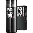 BOLDIFY Hair Fibers (28g) Fill In Fine and Thinning Hair for an Instantly Thicker & Fuller Look - Best Value & Superior Formu