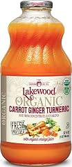 Lakewood Organic Carrot Ginger Turmeric Juice, 32 FZ
