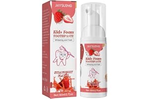 Domary 60ml Kids Foam Toothpaste Whitening Mousse Gums Protection Tooth Decay