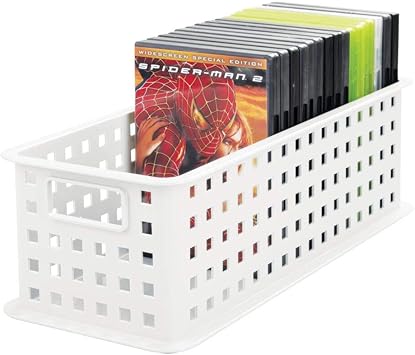 mDesign DVD-Aufbewahrungsbox – praktisches Aufbewahrungssystem mit