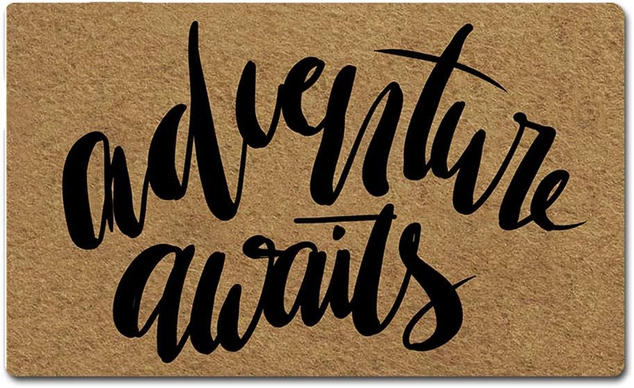 adventure awaits rug