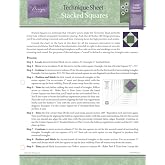 Studio 180 Design Technique Sheet - for Stacked Squares Quilting