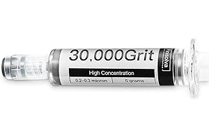 Finisolva Diamond Polishing Compound Lapping Compound 30,000 Grit 0.2-0.3 Microns with 30% Concentration of Diamond Powders Diamond Stropping Paste for Glass Marble Metal Resin Rock Jewelry Watch etc.