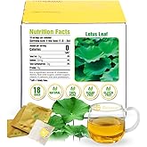 Soilmount - Lotus Leaf Tea - Pure Herbal Tea - Natural, Organic, Non-GMO, Clean Ingredients, Caffeine Free (18 Tea Bags, Box 1)
