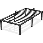Yitong Angel Twin XL Size Bed Frames 14 inch High 3500 lbs Heavy Duty Metal Platform Mattress Foundation with Steel Slat Support/No Box Spring Needed/Noise Free/Non-Slip/Easy Assembly