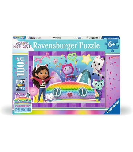 Puzzle Infantil Clementoni De 104 Piezas – Gabby´s Dollhouse, 37.9x26.9 Cm, Hecho En Italia