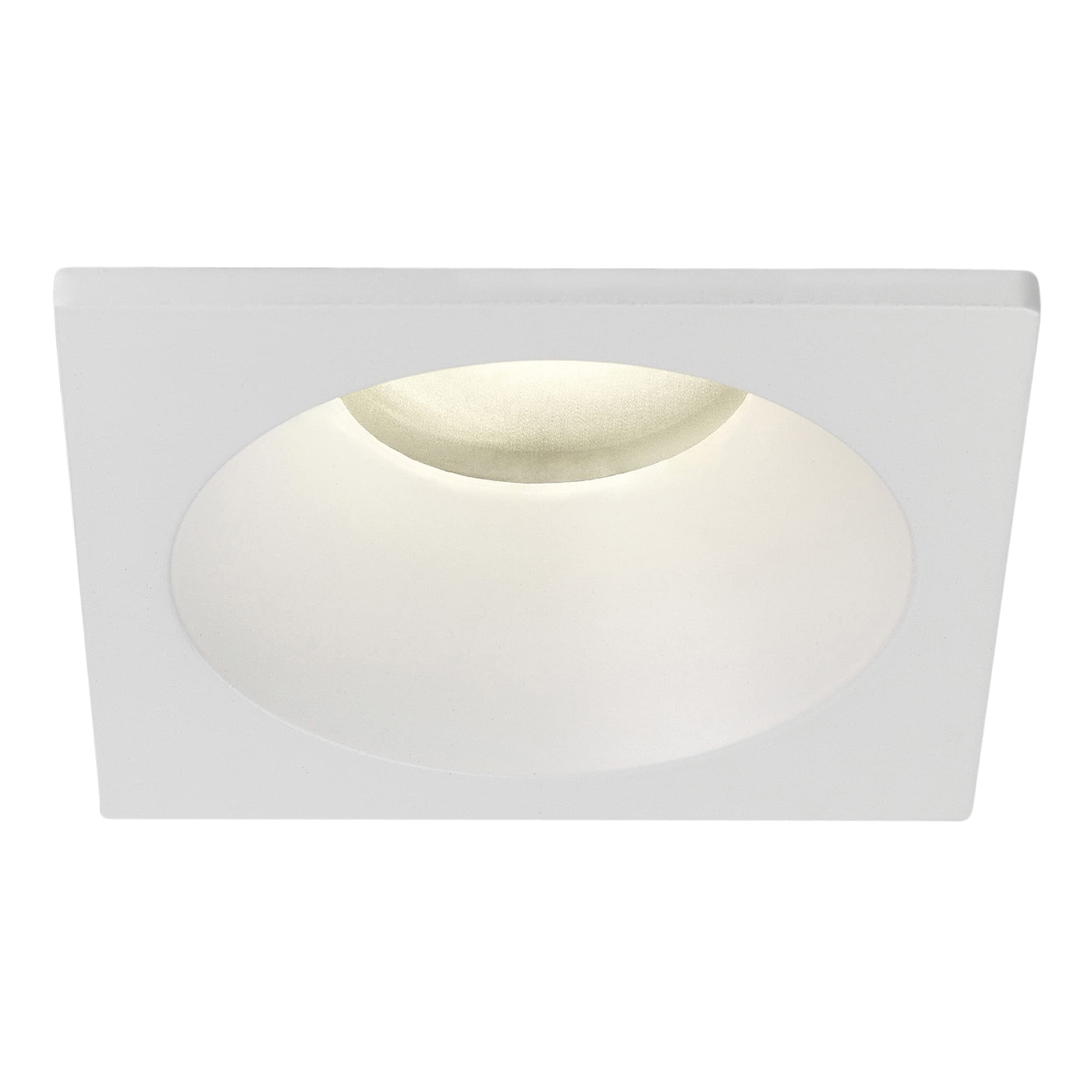 Astro Minima Square Fixed IP65 Bathroom Downlight - IP65 Rated - (Matt White), GU10 Lamp, Designed in Britain - 1249018 - 3 Years Guarantee
