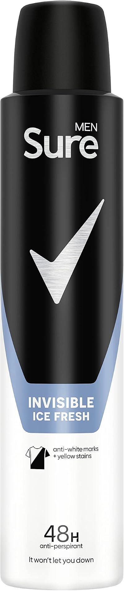 Sure Men Invisible Ice Fresh Anti-Perspirant Aerosol 200ml 48hr Protection