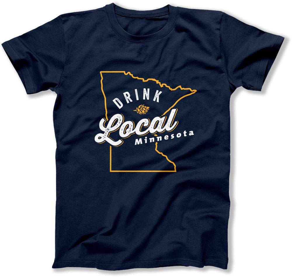 Drink Local Craft Beer Minnesota T Shirt Craft Beer Festival Tees Mn State Shirt Minnesota