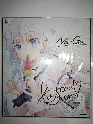 Amazon Co Jp Summer Pockets Reflection Blue 予約 特典 色紙 鳴瀬しろは Key Na Ga 新島夕 ホビー