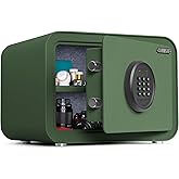 ISLANDSAFE Safe Box with Inner Light Caja Fuerte Small Deluxe Digital Electronic Personal Safes Box Security Money Box for Ho