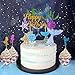 THAWAY Mermaid Cake Toppers Mermaid Birthday Party Supplies Decorations Cupcake Toppers(24pcs) Mermaid Cupcake Wrappers (24pcs) for Girls Boys Birthday Party Baby Shower