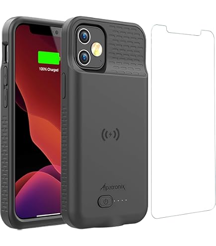 thumbnail image 2 of 6500mAh Battery Case For IPhone 13 Mini - Ultra Capacity Charging Case With Smart Switch 2 of 9