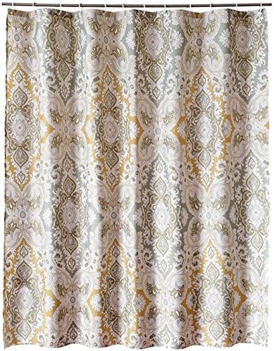 Welwo Shower Curtain, X-Wide Shower Curtain Set Paisley Shower Curtain 78" x 72" Inches for Home Bathroom Decorative Shower Bath Curtains