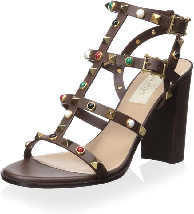 VALENTINO Women�s Rockstud Rolling Sandal