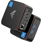 KAMRUI Essenx E1 Mini PC Ιntel Alder Lake-Ν95 (up to 3.4GHz), Mini PC W11 Pro 16 GB 512GB M.2SSD, Mini Computer 4K@60Hz Dual