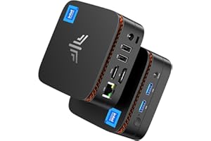 KAMRUI Essenx E1 Mini PC Ιntel Alder Lake-Ν95 (up to 3.4GHz), Mini PC W11 Pro 16 GB 512GB M.2SSD, Mini Computer 4K@60Hz Dual 
