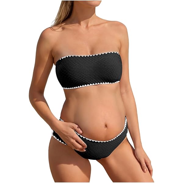 Traje De Baño Bikini Embarazada Amazon Bañador Premama EastElegant