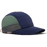 CLAPE Baseball Cap Quick Dry 5 Panel Trucker Hat Unstructured Dad Hat Sports Running Cap Low Profile Golf Hat Fitted Cap