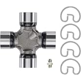 DRiV MOOG Premium Universal Joint - Greaseable U-Joint with Nitrile Rubber Grease Seals - Wear-Resistant Construction - Case-Hardened, Cold-Formed Auto Repair Joint