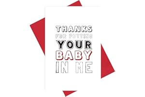 Alzombi First Father's Day Card from Wife, Pregnancy Announcement Card, New Born Baby Celebration Card for Husband