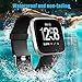 Neitooh 4 Packs Bands Compatible with Fitbit Versa/Versa 2/Fitbit Versa Lite for Women and Men, Classic Soft Silicone Sport Strap Replacement Wristband for Fitbit Versa Smart Watch