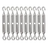 Turnbuckle Lsqurel 10PCS 304 Stainless Steel