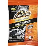 Armor All 18239 Ultra Shine Wax Wipes (12 XL Wipes), 1 Pack (Automotive)