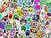 DreamerGO Cool Graffiti Stickers 100 Pieces Various Car Motorcycle Bicycle Skateboard Laptop Luggage Vinyl Sticker Graffiti Laptop Luggage Decals Bumper Stickers