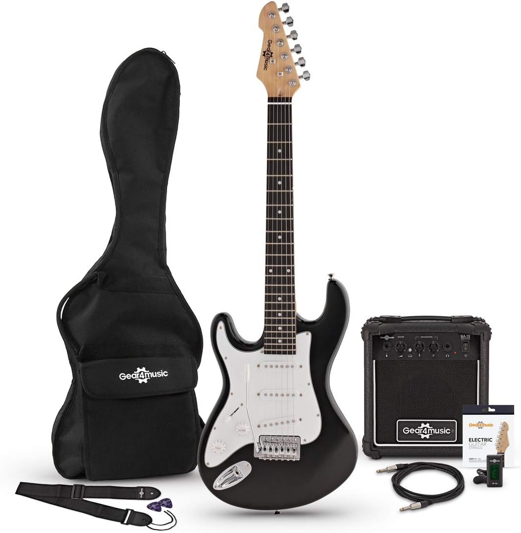 3/4 LA Left Handed Electric Guitar + Amp Pack Amazon.co.uk Musical